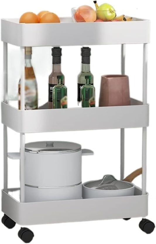 Kitchen Storage Rack Kitchen Rack Floor-to-Ceiling Multi-Layer Removable Crevice Storage Rack Supplies Home Space-Saving Storage Shelves (Color : A-40.5x13.5x87cm) (C 40.5x22.5x62cm)