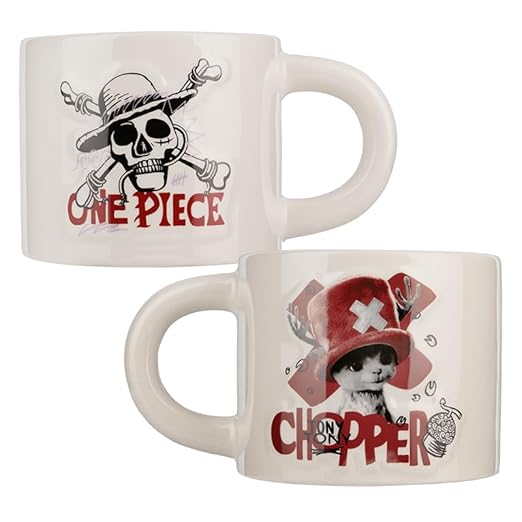 Paladone One Piece Chopper Embossed Ceramic Mug, 400ml Character Drinkware, Officially Licensed