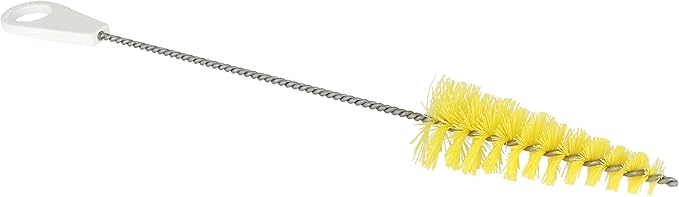 Prince Castle Saber King Cleaning Kit with Round Brush, Yellow - Vegetable Chopper Blade and Kitchen Chopper Parts Cleaning Brush Kit for Dicing Vegetables and More