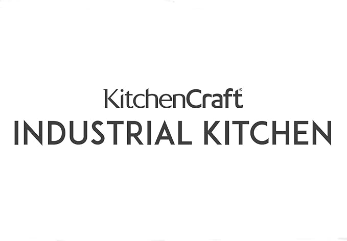 KitchenCraft Industrial Kitchen Metal/Wooden Kitchen Roll Holder, 31 cm (12")
