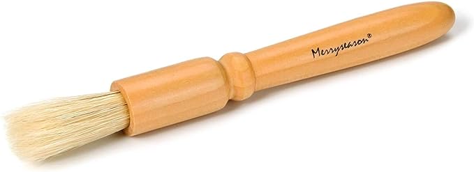 Coffee Grinder Cleaning Brush, Wood Handle & Natural Bristles Wood Dusting Espresso Brush Accessories for Bean Grain Coffee Tool Barista Home Kitchen