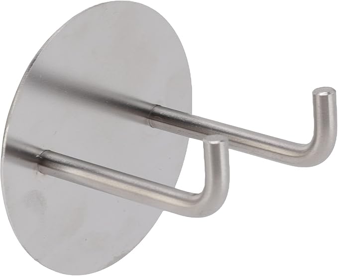 Coffee Portafilter Rack, Stainless Steel Wall Mount Storage with Fence Design for Coffee Handle Keys Bracelets, Adhesive or Screw Installation for Kitchen Bathroom Bedroom