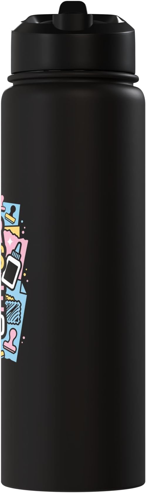 Paper Layers And Peace Of Mind Scrapbooking Stainless Steel Insulated Water Bottle