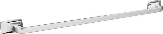 Amerock BH3601426 | Chrome Towel Bar | 24 in (610 mm) Towel Rack | Highland Ridge | Bathroom Towel Holder | Bathroom Hardware | Bath Accessories