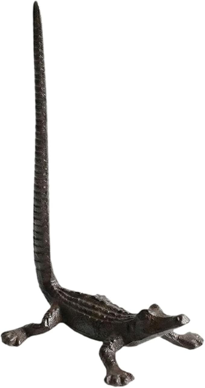 Amagogo Alligator Paper Towel Holder Stand Decorative, Professional, Premium, Kitchen Use, Durability Paper Roll Holder