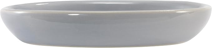 Nicole Miller – Soap Dish, Durable Ceramic with Dimensional Floral Detailing & Hand-Painted Accents, Perfect for Holding Bar Soap or Sponges on Bathroom & Kitchen Counters (Camille)