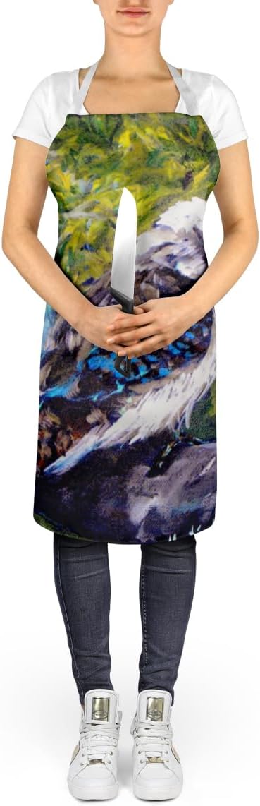 Caroline's Treasures G'Day Mate Bird Apron Cooking Kitchen Server Baking Crafts Gardening for Adult Women Men, Unisex, Large, Multicolor