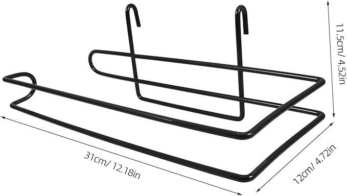 Zerodeko Wire Shelf Hanging Paper Towel Holder Industrial Towel Rack for Kitchen Rv Dorm Laundry Room Easy Install
