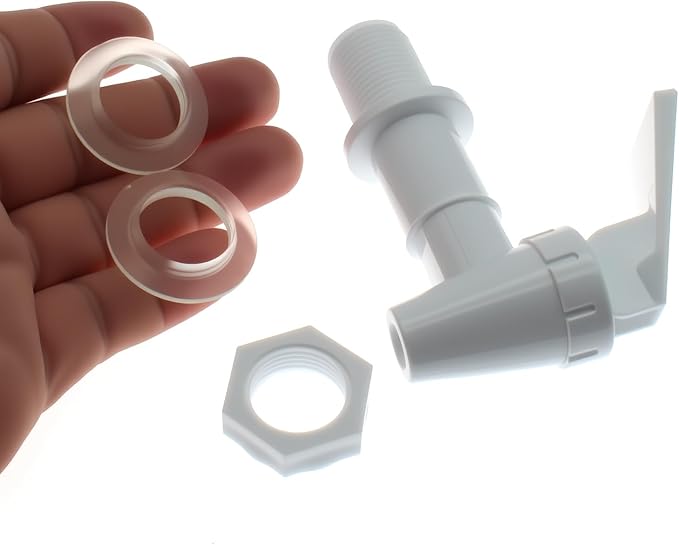 1 Pcs Replacement Water Cooler Faucet Dispenser Tap Set Valve Water Crock Tap for Bottle Jug Reusable Spigot Spout Water Beverage Lever Pour Dispenser