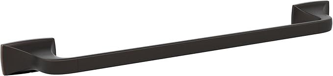 Amerock BH36013ORB | Oil Rubbed Bronze Towel Bar | 18 in (457 mm) Towel Rack | Highland Ridge | Bathroom Towel Holder | Bathroom Hardware | Bath Accessories