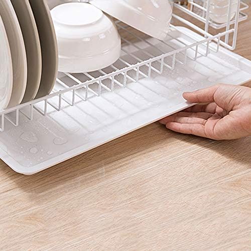 Kitchen Drain Rack Dish Chopsticks Rack Sink Multi-Layer Rack Finishing Drying Bowl Drip Rack V (Color : White)