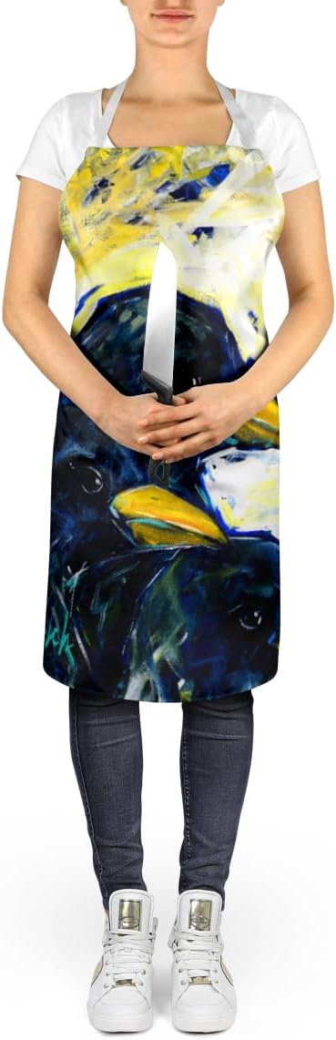 Caroline's Treasures Baked In A Pie Crows Apron Cooking Kitchen Server Baking Crafts Gardening for Adult Women Men, Unisex, Large, Multicolor