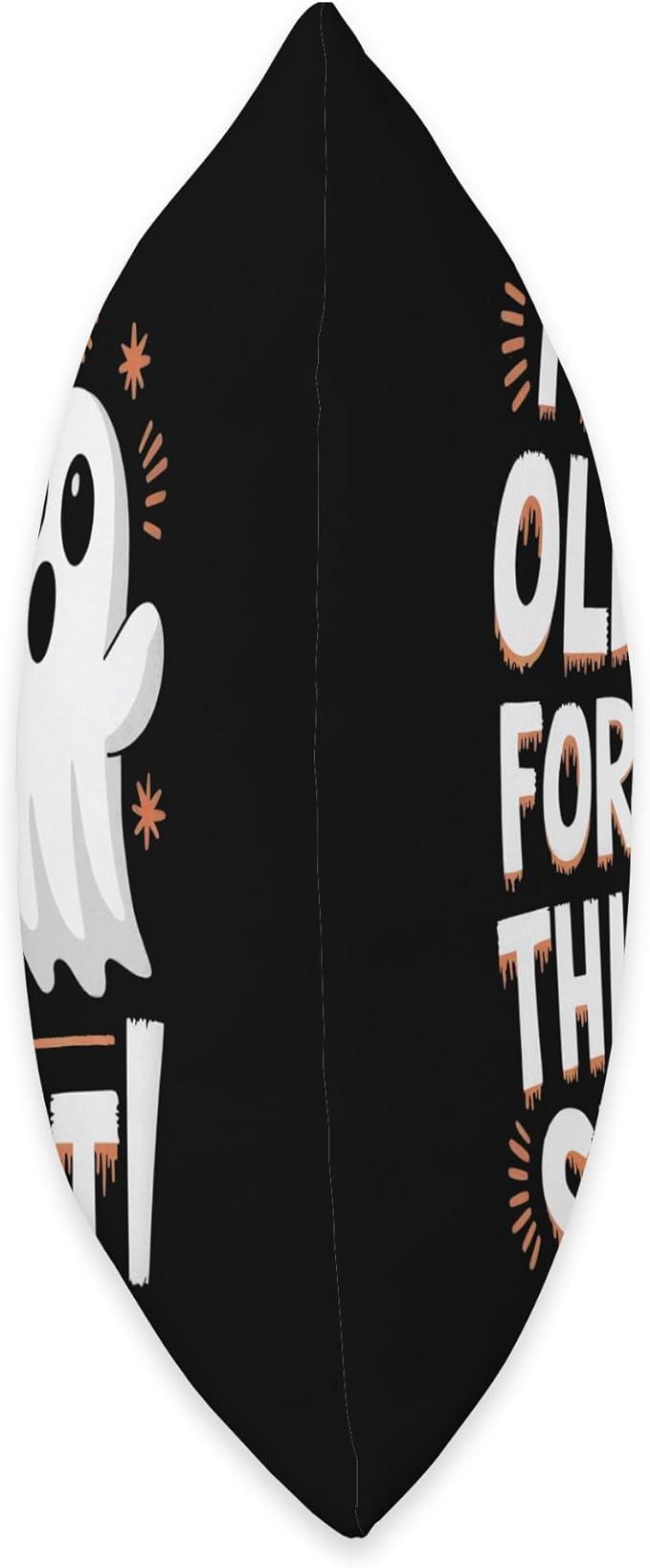 I'm Too Old For This Sheet Funny Ghost Halloween Design Throw Pillow