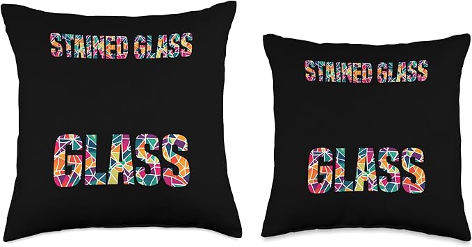 Stained Glass Grinder Glass Sheets Stained Glass Artist Throw Pillow