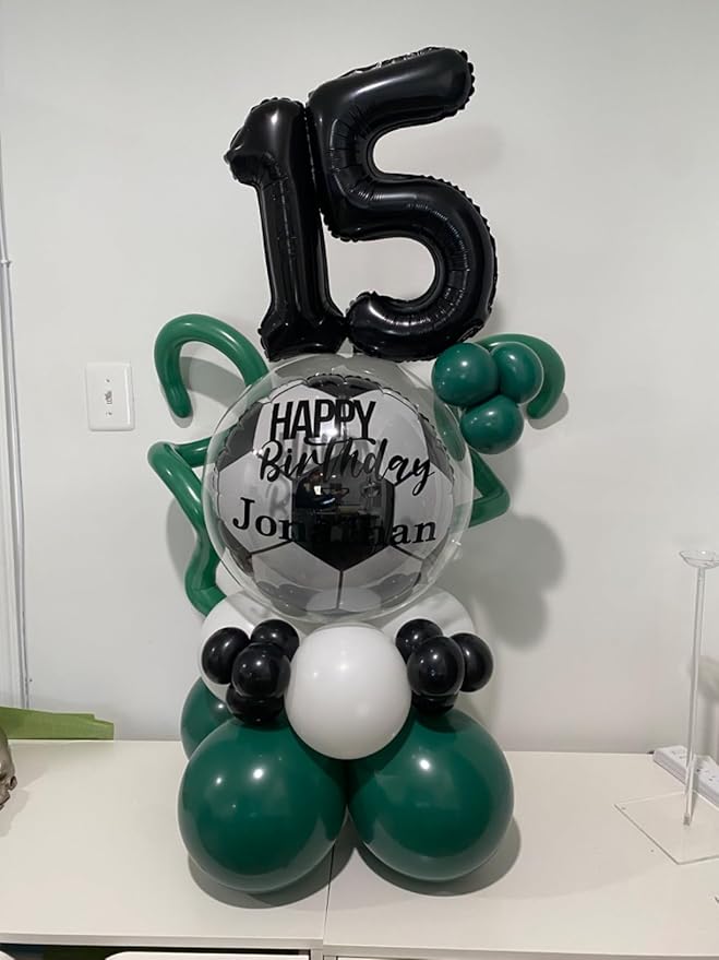 5 Balloon Number Black Party Decorations for Girl Boys, 40 In Big Five Balloons for Engagement, Wedding, Celebration Party, Graduations, Photo Shoot