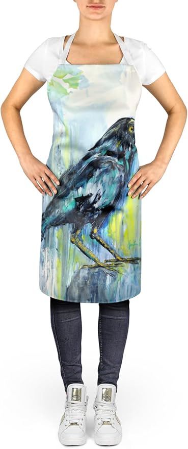 Caroline's Treasures Burnt Corn Crow Apron Cooking Kitchen Server Baking Crafts Gardening for Adult Women Men, Unisex, Large, Multicolor