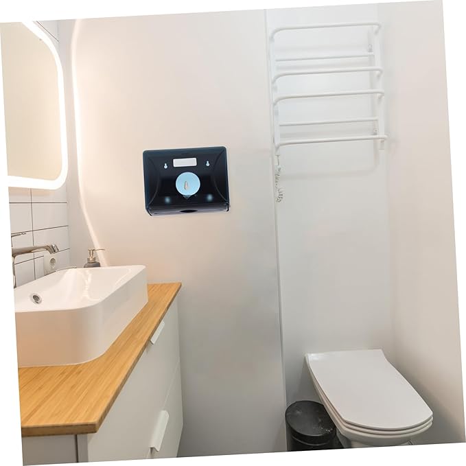 ERINGOGO Wall Mounted Paper Towel Dispenser Towel Holder for Bathroom and -Saving Design Capacity for Easy Access and Cleanliness