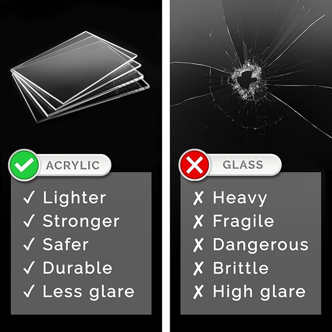 Marketing Holders Clear Acrylic Riser Square 5" Merchandise Display for Countertops in Retail Stores