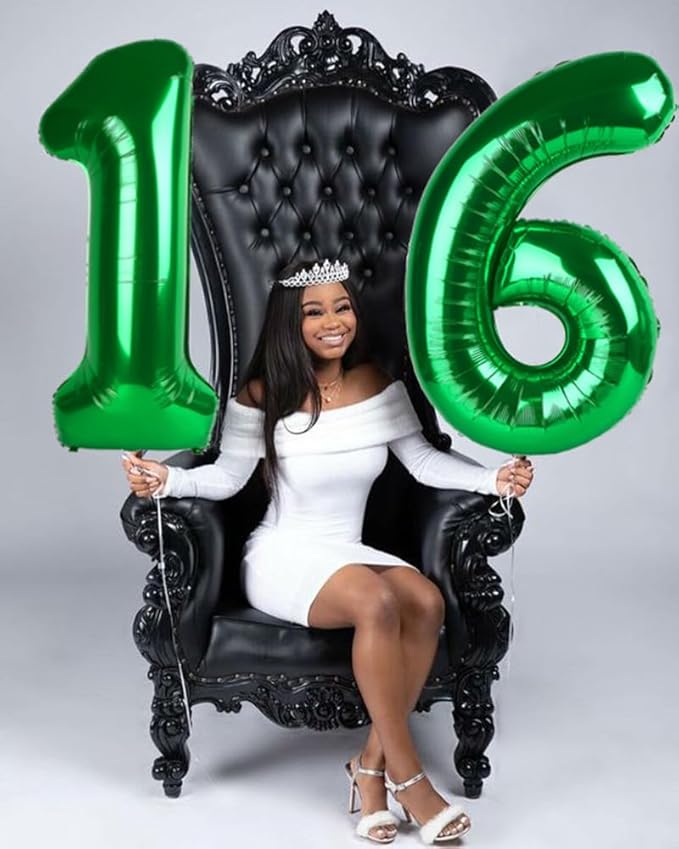 Numbers 19 Balloons, 19 Balloons, 19th Dark Green Party Decorations 40 In Big 19th for Girl Boys Engagement, Wedding, Celebration Party, Graduations, Photo Shoot