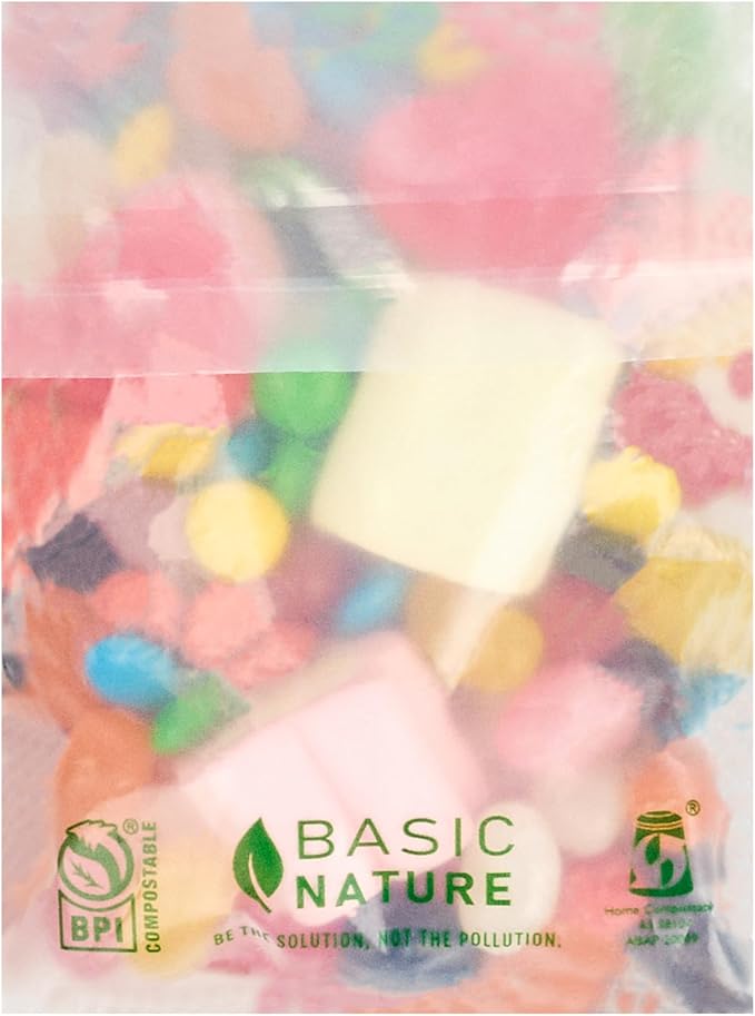 Restaurantware Food Storage Bags 100 Count 4 x 3 Inches Translucent Adhesive Bags Plastic Reusable Translucent for Cold Food Storage