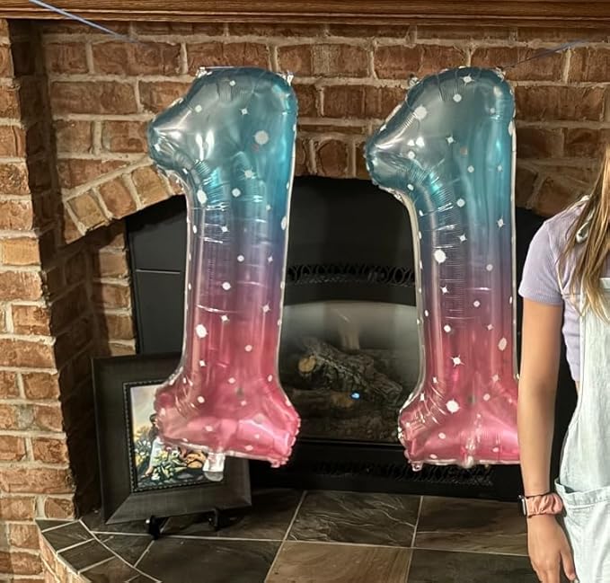 Number 0 Balloons 40 Inch Pink Purple Blue Number Balloons for 10 20 30 40 50 60 70 80 90 100 Numbers Balloon Birthday Decorations Wedding Event Baby Shower