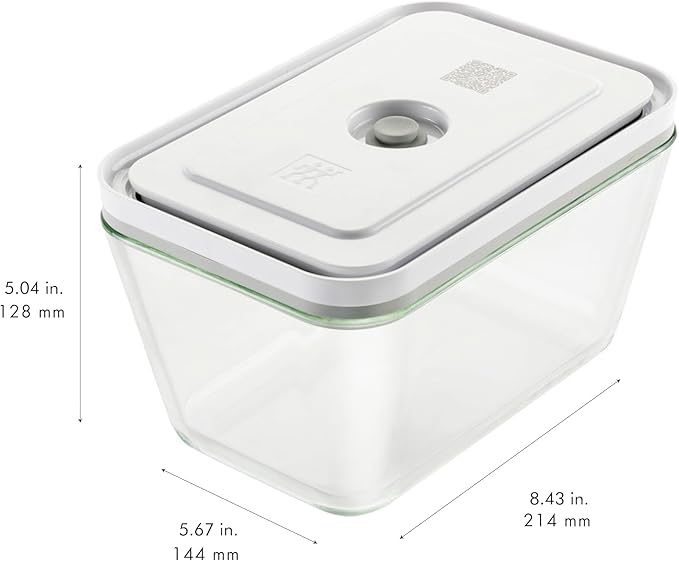 ZWILLING Fresh & Save Glass Airtight Food Storage Container, Meal Prep Container - Large