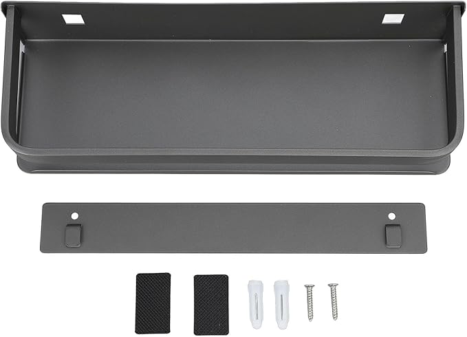 Tyenaza Bathroom Rack, Muti Purpose Floating Shelves Wall Mounted Wall Storage Shelves for Bedroom Living Room Bathroom Kitchen (30cm)