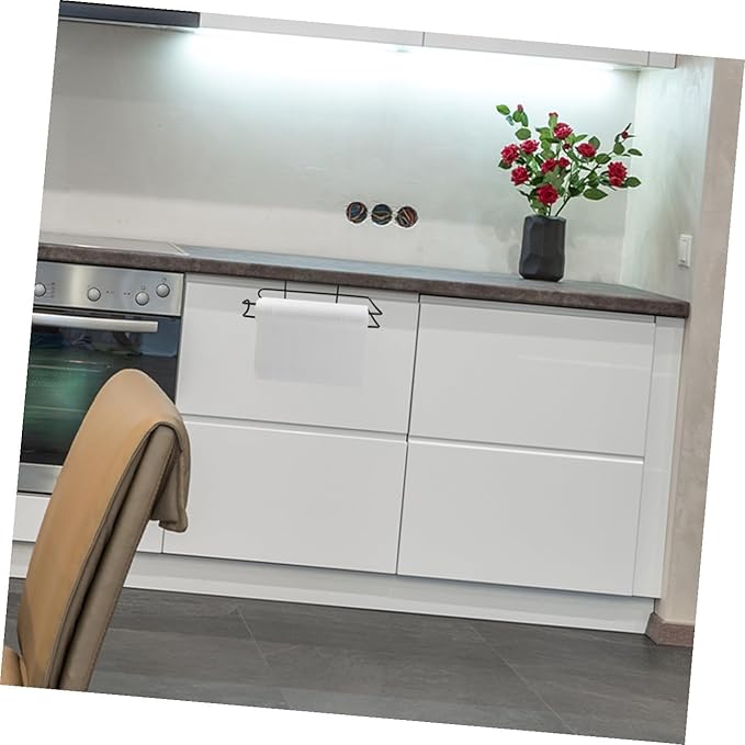 Mobestech Hanging Paper Towel Holder Over Door Industrial Kitchen Towel Rack for Laundry Rooms