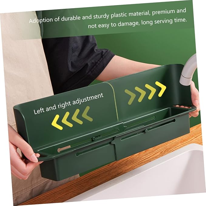 Veemoon Kitchen Sink Retaining Plate Versatile -splash Baffle for Easy Installation Compact Storage and Stylish Kitchen Organization for Home Use