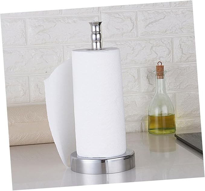 Paper Holder Countertop Paper Towel Dispenser Over Door Tissue Holder Kitchen Stainless Steel Commercial