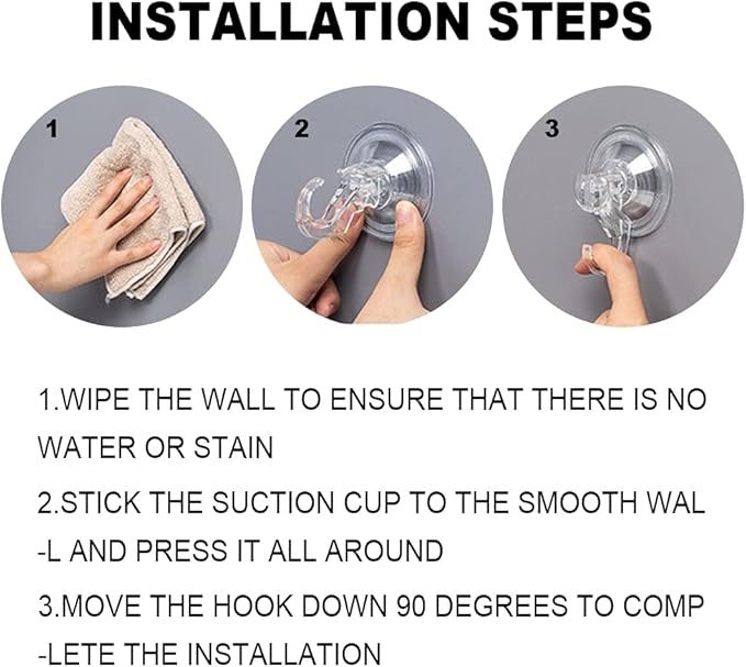 12Pcs Clear Wreath Hanger 22 LB Suction Cup Hooks Reusable Shower Suction Cup Hook Wall Window Bathroom Plastic Vacuum Hooks Wreath Holder for Glass Doors Christmas Decorations Wreath Lights Stockings