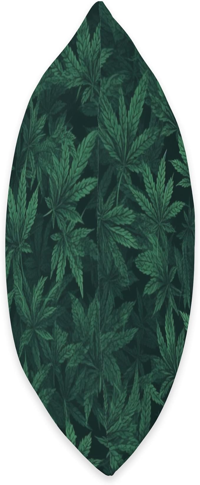 Weed Leaf pattern - Pot-head Sativa and Indica In the Sheets Throw Pillow