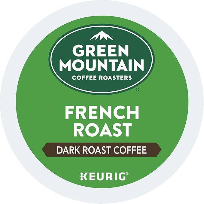 Green Mountain Coffee Roasters French Roast, Single-Serve Keurig K-Cup Pods, Dark Roast Coffee Pods, 96 Count