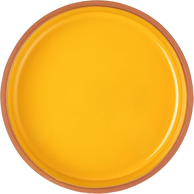 Restaurantware Terracotta Cazuela Bowls 2 Pack of 15 oz Durable Rustic Serving Dish Glazed Oven-Safe Bowl Freezer-Safe Tapas Dish Microwave-Safe Dishwasher-Safe