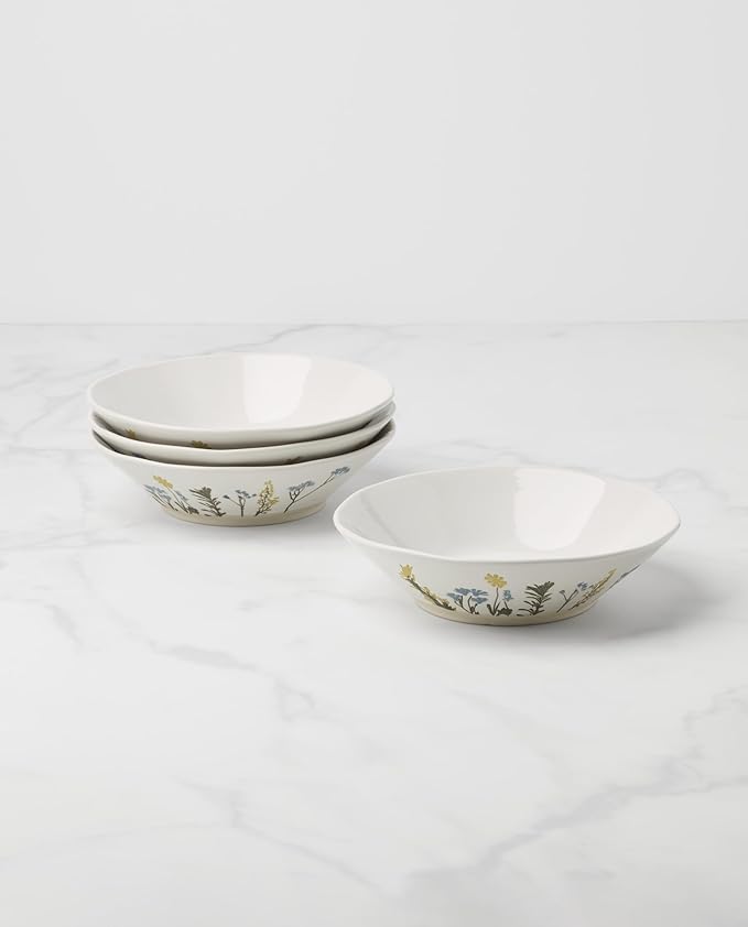 Lenox 898388 Wildflowers Pasta Bowls, Set Of 4