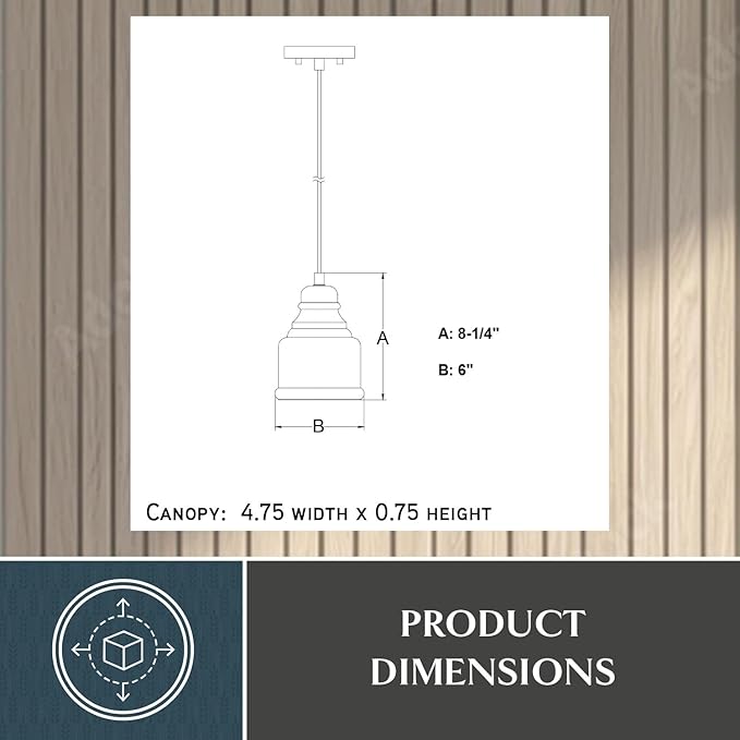 VAXCEL Millie Matte Black Mini Pendant Ceiling Light Smoke Gray Bell Glass