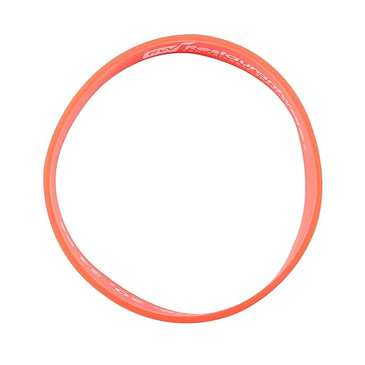 Restaurantware Silicone Squeeze Bottle Band 10 Count 2.75 Inch Dishwasher Safe Condiment Identification Band, Chipotle Red Non-Slip Label Band for Condiment Labeling at Restaurants, Food Trucks