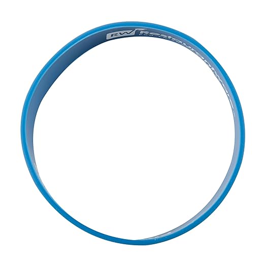 Restaurantware Silicone Squeeze Bottle Band 10 Count 2.75 Inch Dishwasher Safe Condiment Identification Band, Mayo Blue Non-Slip Label Band for Condiment Labeling at Restaurants, Food Trucks