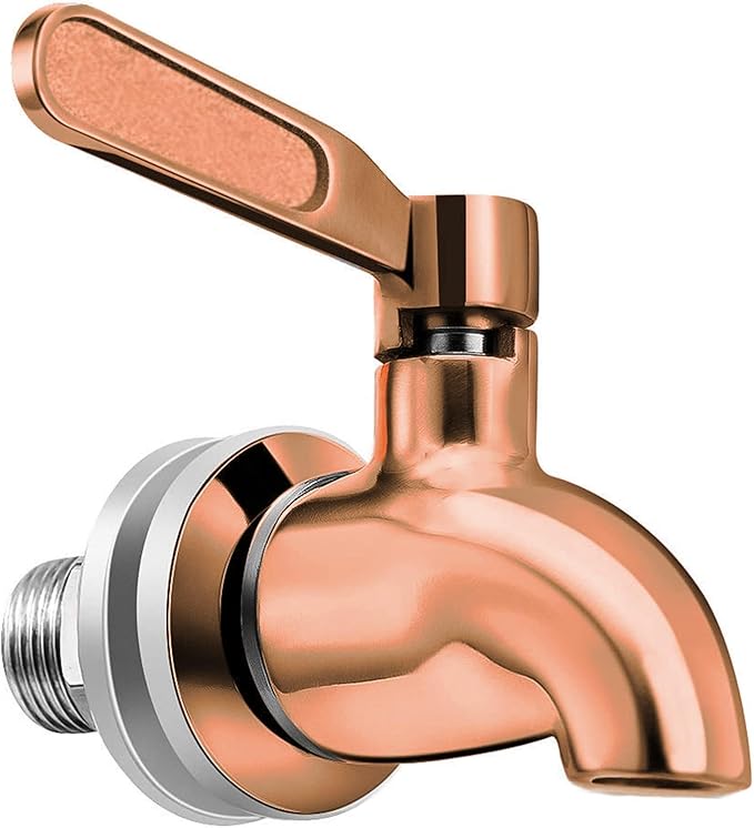 Vila Beverage Dispenser Replacement Spigot, Stainless Steel No-Rust Spout, BPA Free, Installation Under 10-Minutes, Excellent Continuous Flow, Sturdy, Stylish Alternative for Flimsy Plastic Taps
