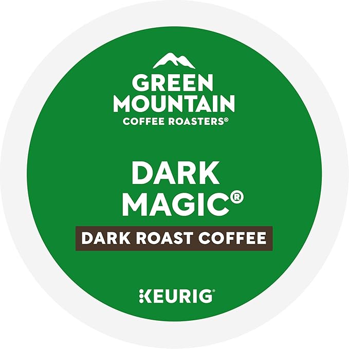 Green Mountain Coffee Roasters Dark Magic, Single-Serve Keurig K-Cup Pods, Dark Roast Coffee Pods, 48 Count (2 Packs of 24)