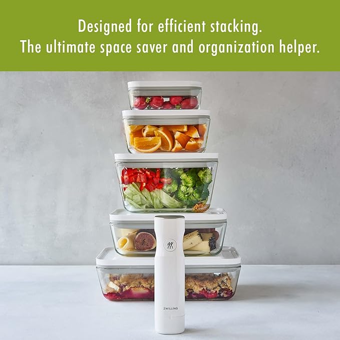 ZWILLING Fresh & Save Glass Airtight Food Storage Container, Meal Prep Container - Small