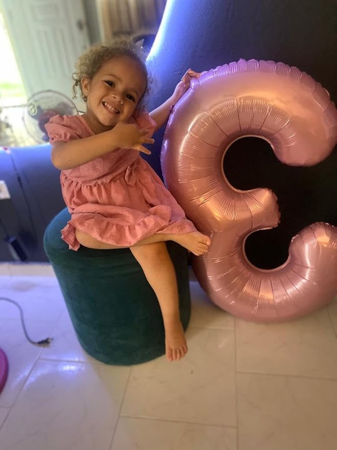 13 Balloons Number, 31 Balloons, 13th Pearl Pink Party Decorations 40 In Big 31st for Women Men Engagement, Wedding, Celebration Party, Graduations, Photo Shoot
