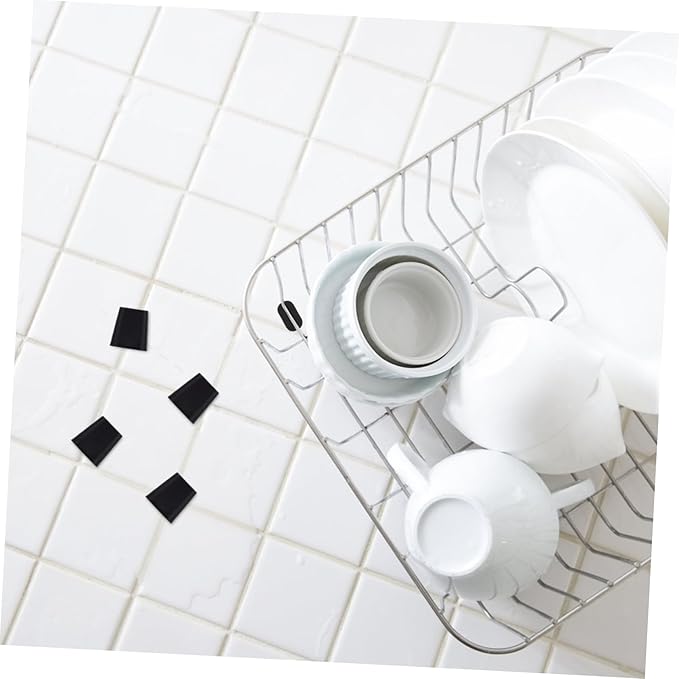 HOMSFOU 30pcs Dish Drying Rack Feet Replacement Non- Kitchen Sink Grid Protectors Drainage for Dish Racks and Easy to Use Accessories