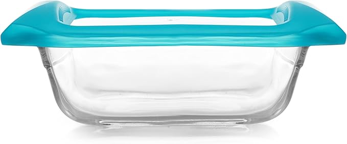 Libbey Baker’s Premium 2 Piece Glass Baking Dish Set, Stackable Casserole Dish with Lid Set, Baking Glassware for Casseroles, Lasagna, Brownies