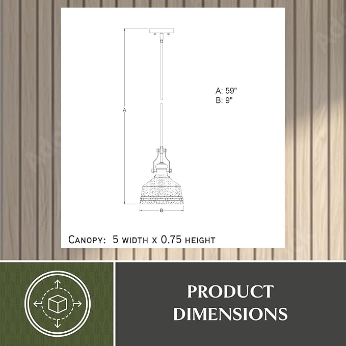 VAXCEL Beloit Satin Nickel Farmhouse Mini Pendant Ceiling Light Clear Glass