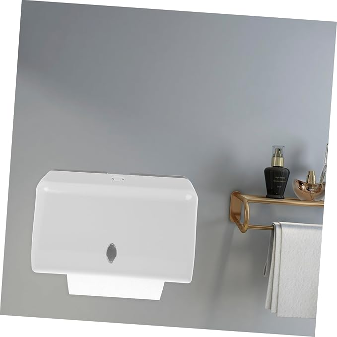 Cabilock -Mounted Paper Towel Dispenser Versatile Hand Towel Holder for Kitchen and Bathroom Space-Saving Design Easy Installation