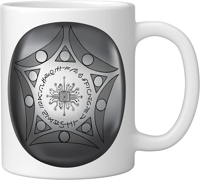 Buga Sphere Columbia UFO Ceramic Mug, White