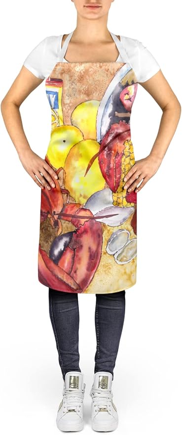 Caroline's Treasures Apron Cooking Kitchen Server Baking Crafts Gardening for Adult Women Men, Unisex