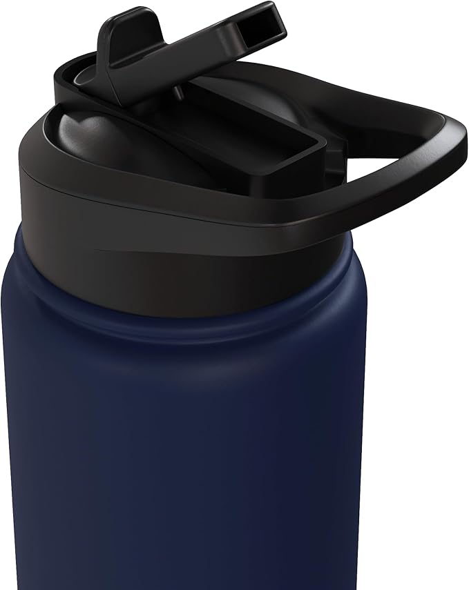 Neuroscience Human Brain Anatomy Labeled Diagram Stainless Steel Insulated Water Bottle