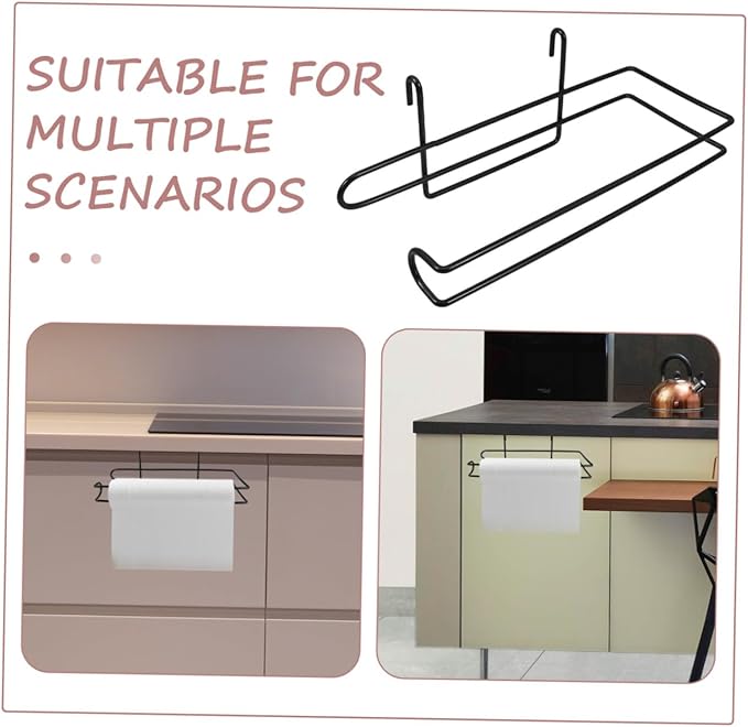 Ciieeo Shelf Industrial Paper Towel Holder for Rv Kitchen Towel Rack Over Door Holder